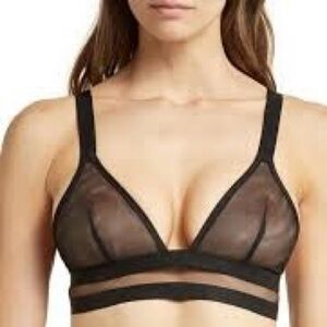 Bluebella black mesh bra lingerie size small